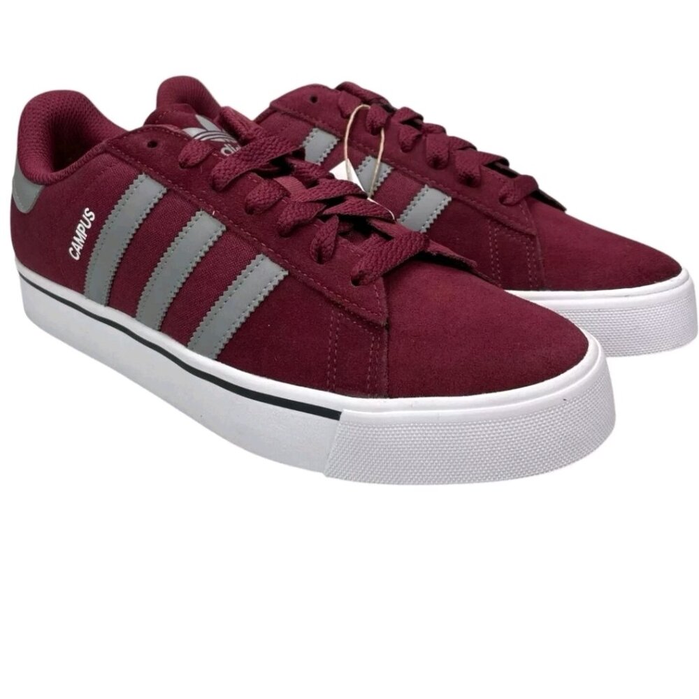 Adidas Campus VULC Original Burgundy/Gray Men's Sneakers IF9286 -Size 11& 12 men